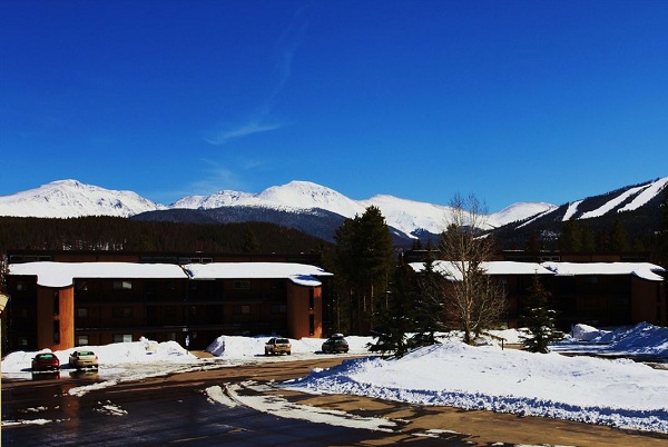 View of Winter Park mountain from Building 16